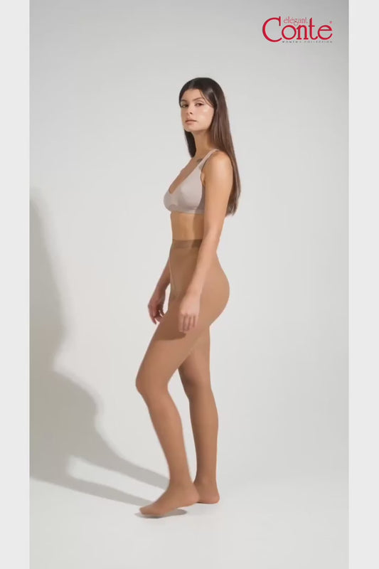 Conte Tulle 30 Den - Класичні матові тюлеві прозорі колготки до талії (17С-105СП)
