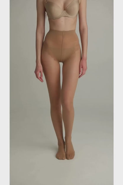 Conte Bikini Soft 40 Den - Classic Women's Tights with a Laced Panties (8S-47SP)