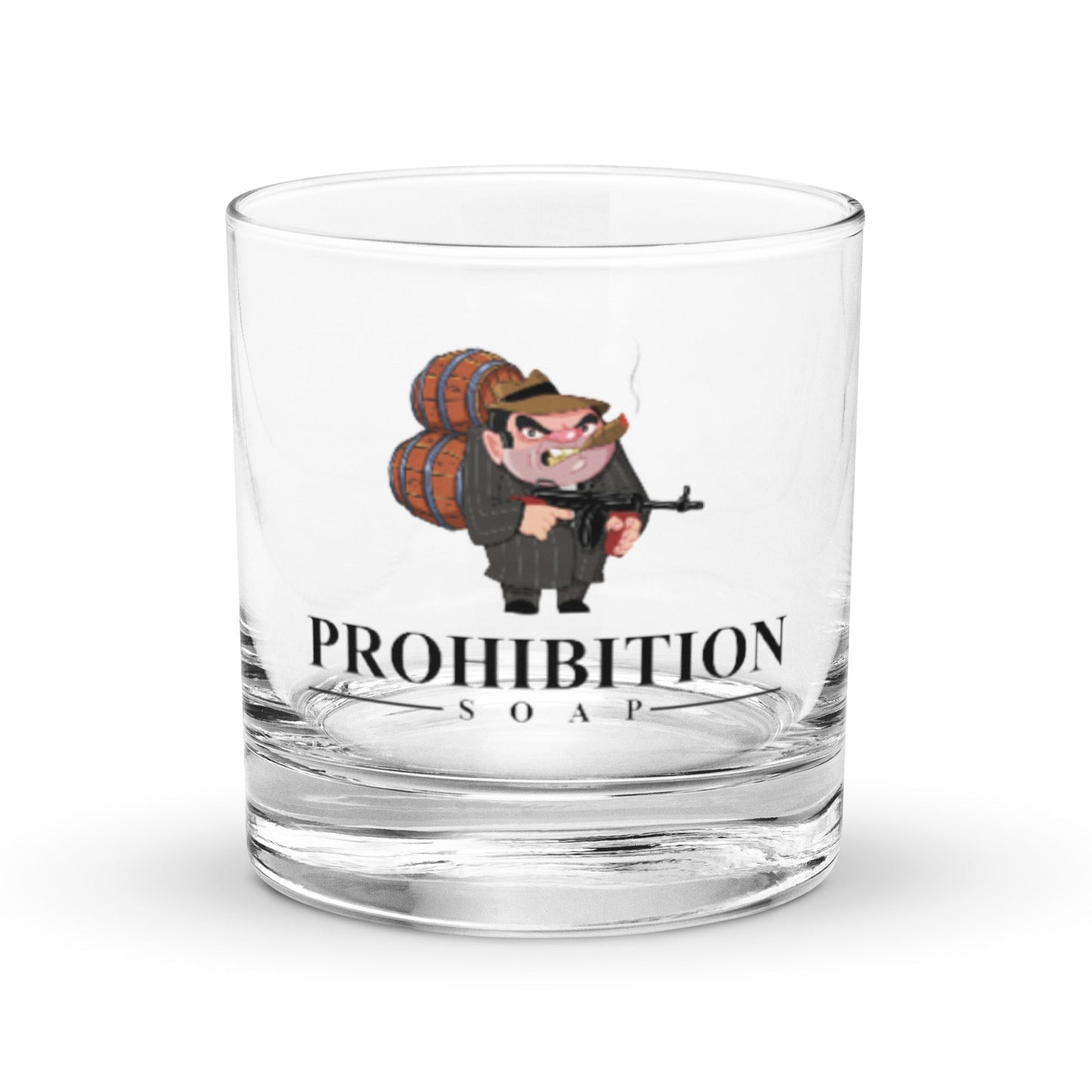 Prohibition Soap Rocks Glass