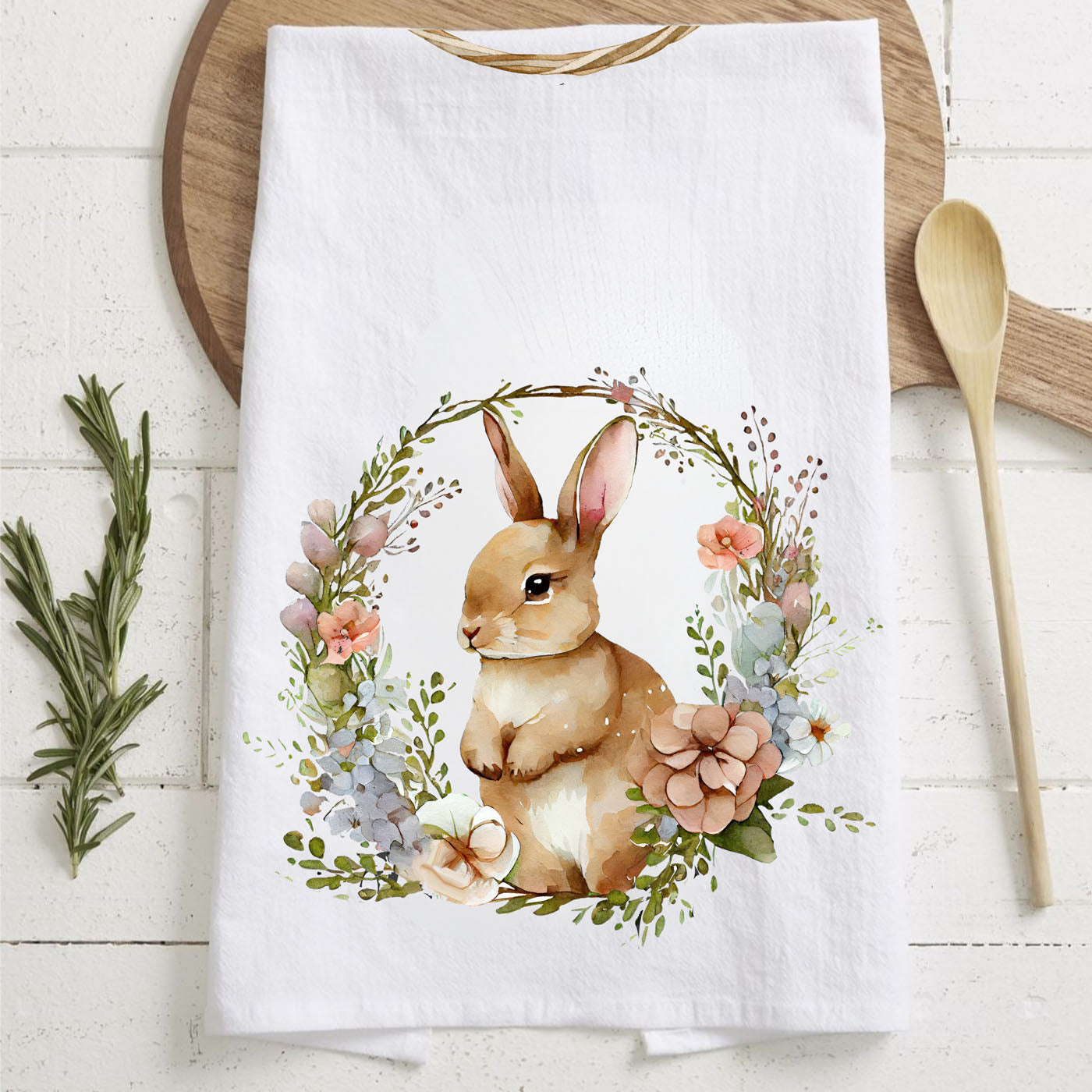 Rustic Bunny Towel