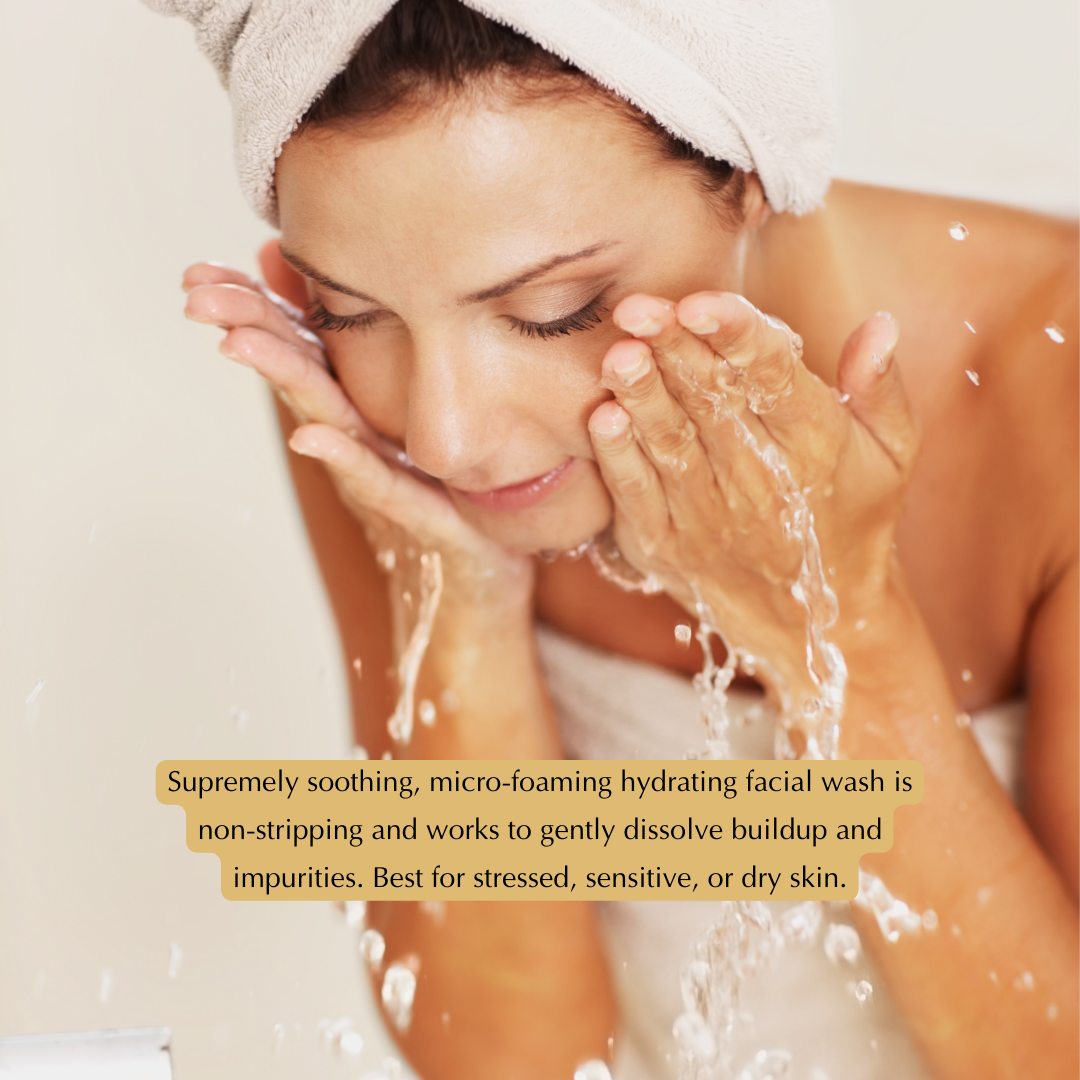 Gentle Hydrating Facial Cleanser – Aloe, Cucumber & Antioxidants (Nut-Free, Gluten-Free, Vegan)