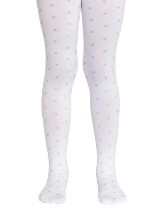 Conte Paola 50 Den - Fantasy Opaque Tights For Girls With Polka Dots - 4yr. 6yr. 8yr. 10yr. (16С-51СП)