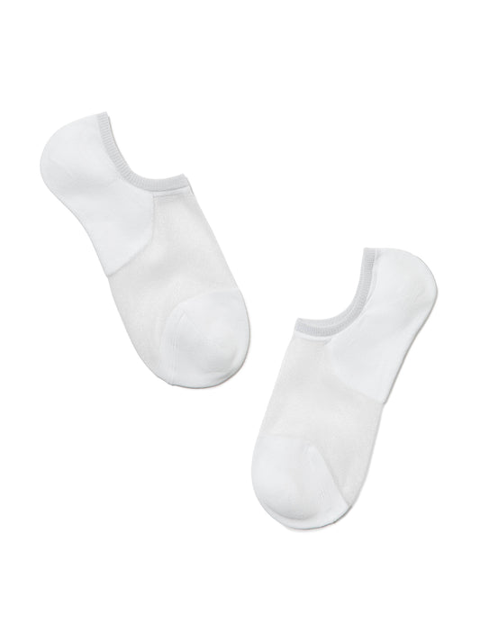 Conte Active #18S-4SP(000) - 1 pair Cotton Ultra-Short Women's Socks (with sheer mesh insert)