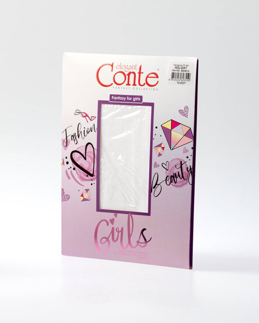 Conte Holiday 50 Den - Fantasy Elegant Tights For Girls with pearlescent lurex shine - 4yr. 6yr. 8yr. 10yr. (20С-201СП)