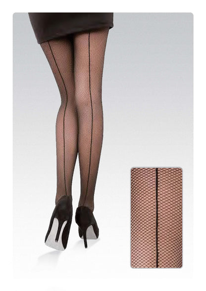 Conte Linea 20 Den - Fantasy Women's Tights "imitation of the grid with a seam" (14S-47SP)