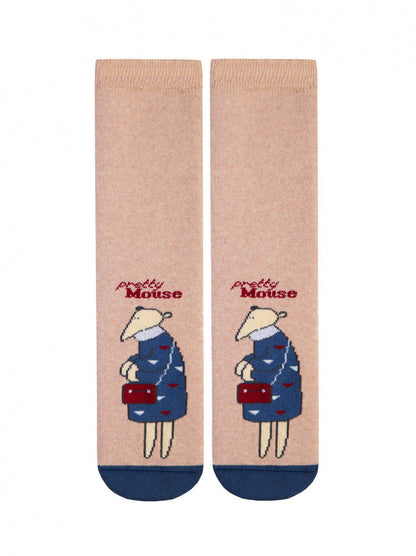 Conte-Kids Pretty Tootsies #17С-45СП(295) - Лот из 2 пар хлопковых махровых носков для девочек
