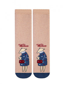 Conte-Kids Pretty Tootsies #17С-45СП(295) - Lot of 2 pairs Cotton Terry Socks For Girls