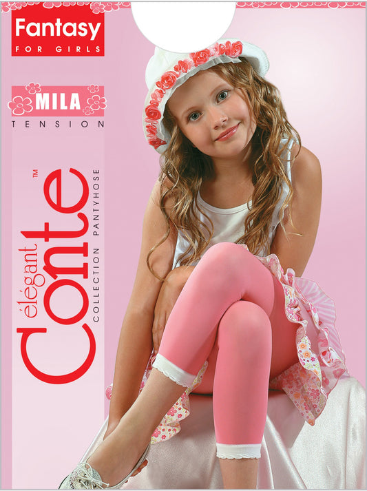 Conte Mila - Kids Thin Elastic Fantasy Leggings For Girls (8С-110СП)