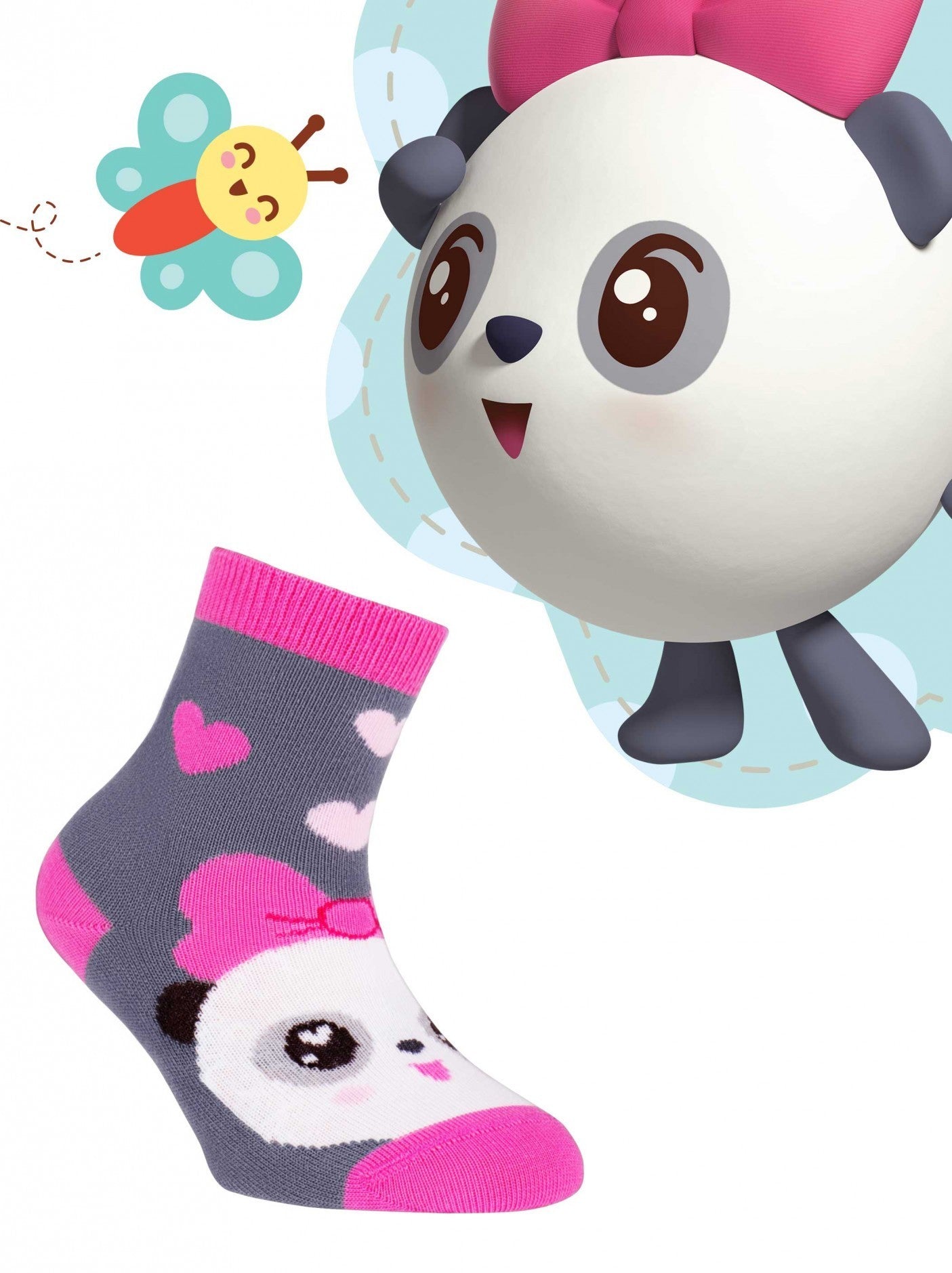 Conte-Kids Malyshariki #16С-33СП(262) - Lot of 2 pairs Cotton Socks For Girls & Boys