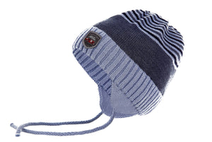 Conte/Esli Double knitted kids hat with strings - For Boys (17С-36СП)