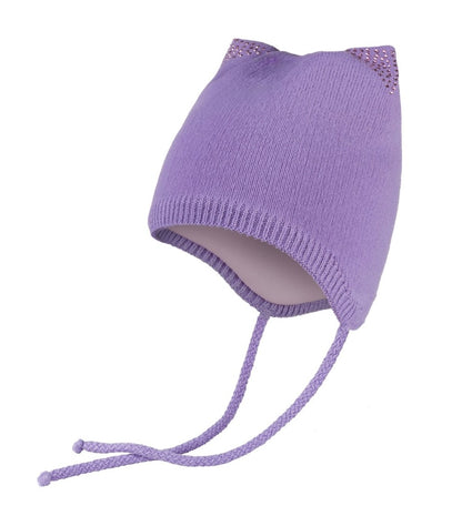 Conte/Esli Double knitted kids hat with insulation & cotton lining - For Girls (18С-32СП)