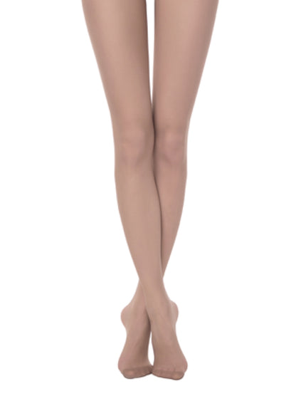 Conte/Esli Vita 20 Den - Classic Low Waist Women's Tights with Reinforced Shorts (16S-38SPE)