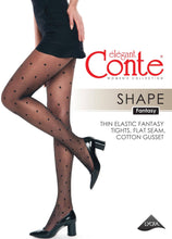 Load image into Gallery viewer, Conte Shape 20 Den - Fantasy Thin Women&#39;s Tights with a geometric pattern &quot;diamonds&quot; (20С-88СП)