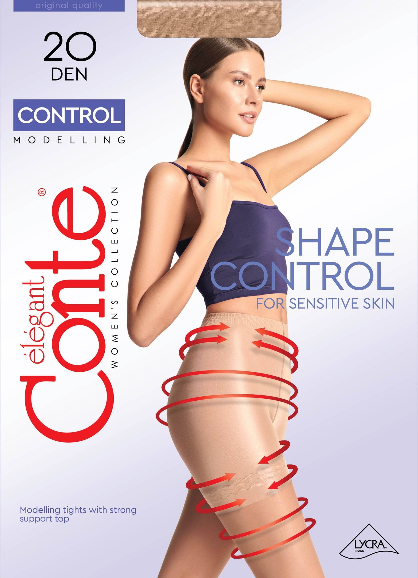 Conte Control Soft 20 Den - Modelling Control Top Women's Tights (8С-75СП)