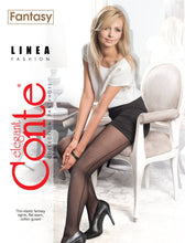 Load image into Gallery viewer, Conte Linea 20 Den - Fantasy Thin Women&#39;s Tights with a pattern &quot;imitation of the grid with a seam&quot; (14С-47СП)