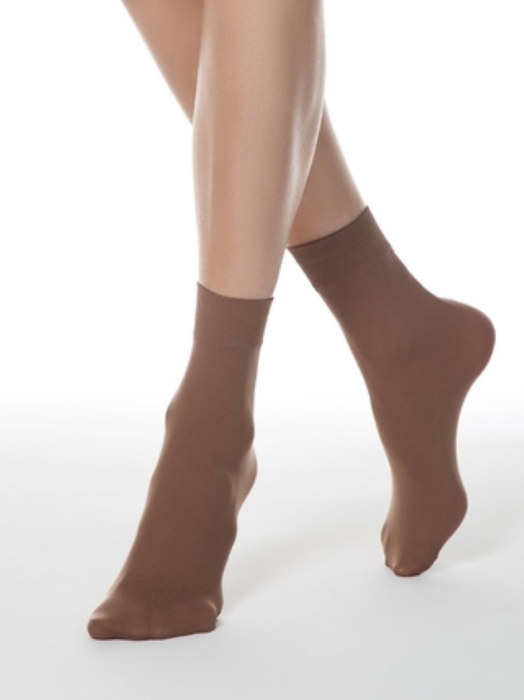 Conte Microfibra 50 Den #8С-10СП - Lot of 2 pairs - Classic Elegant Elastic Women's Socks - One Size