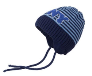 Conte/Esli Double knitted kids hat with strings - For Boys (17С-107СП)