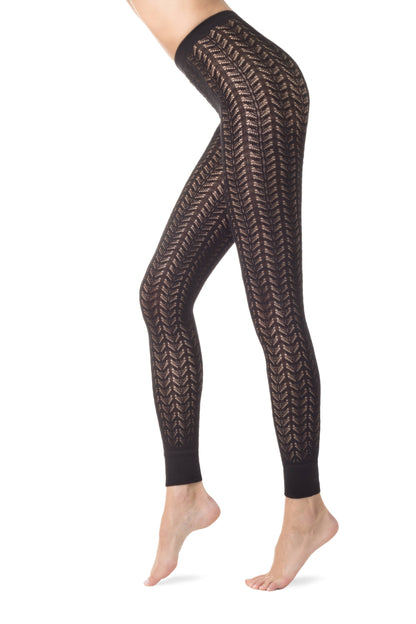 Conte Art - MicroModal Ajour Openwork Women's Leggings (13С-52СП)