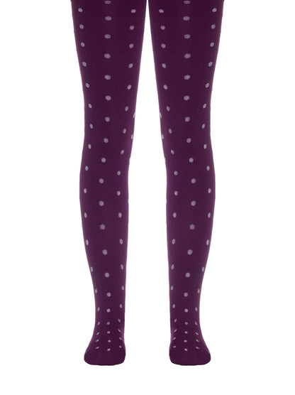 Conte Paola 50 Den - Fantasy Opaque Tights For Girls With Polka Dots - 4yr. 6yr. 8yr. 10yr. (16С-51СП)