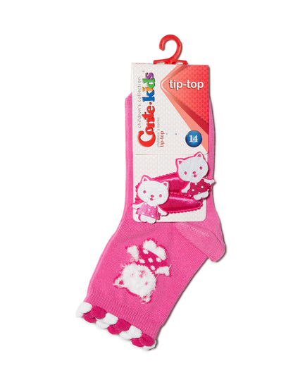 Conte-Kids Tip-Top #17С-27СП(289 и 290) - Лот из 2 пар хлопковых носков для девочек
