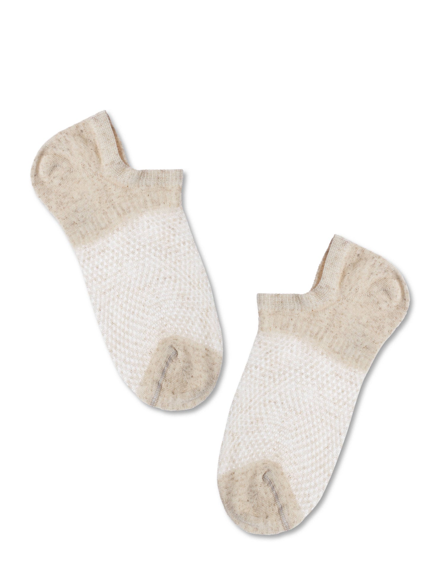 Conte Active #20С-106СП(251) - Lot of 2 pairs Ultra-short Cotton Women's Socks with linen