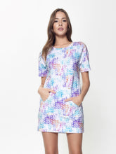 Load image into Gallery viewer, Conte Cotton Dress-Tunic for Girls with Pastel Water Color Print #18C-648TСP (LTH 897)