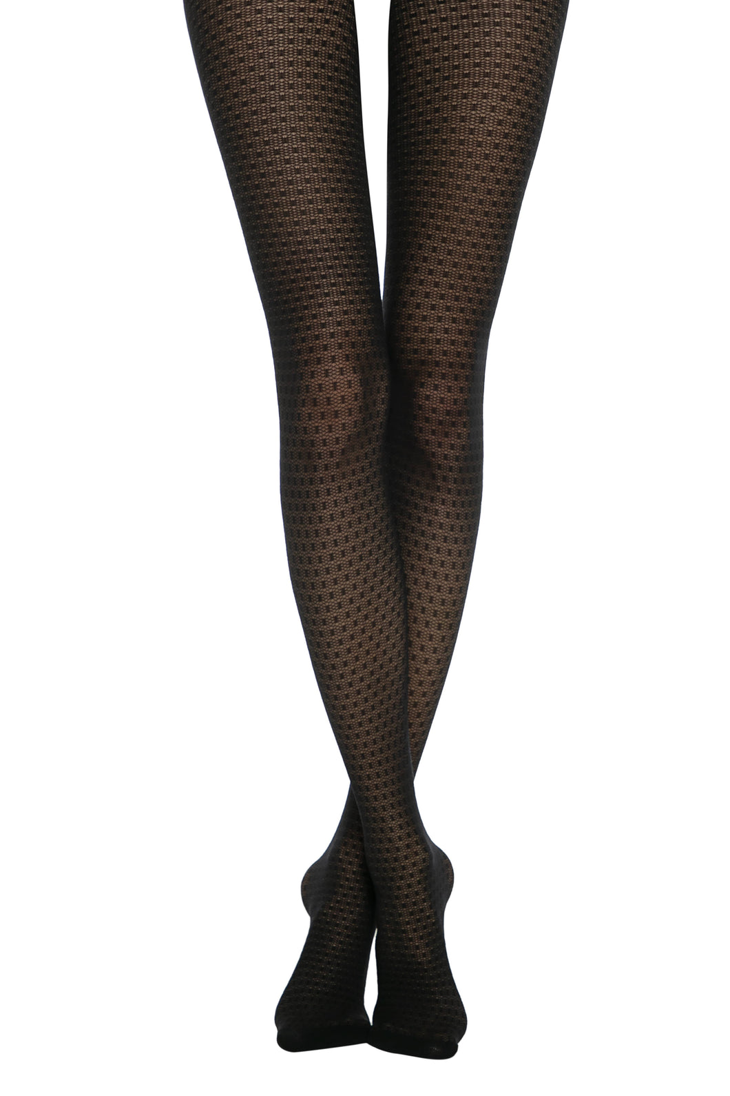 Conte Vision 30 Den - Fantasy Women's Tights with an openwork geometric pattern 