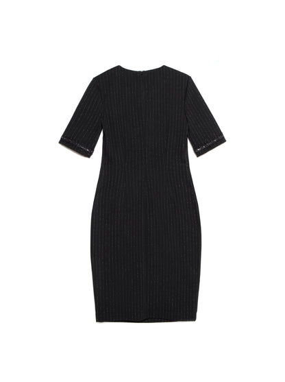 Conte Elegant Black Shine Women's/Girls Dress #19С-828ТСП (LPL 1039)