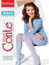 Load image into Gallery viewer, Conte Marcia 60 Den - Fantasy Opaque Stripes Tights For Girls - 4yr. 6yr. 8yr. 10yr. (16С-52СП)