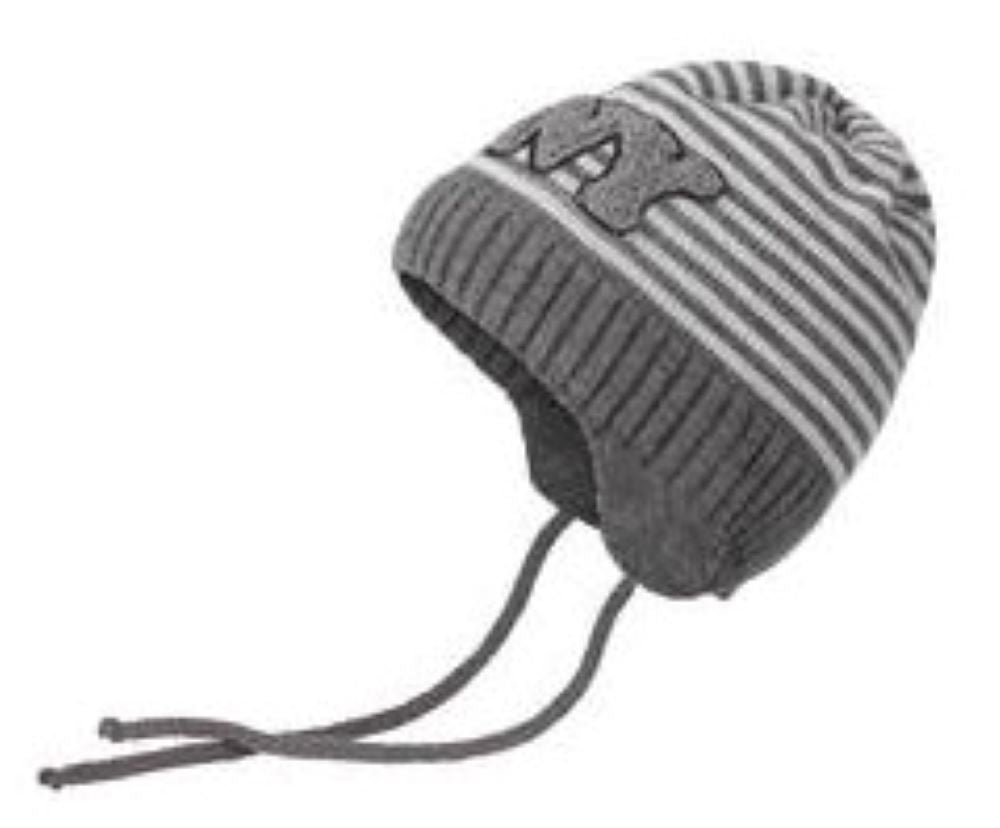 Conte/Esli Double knitted kids hat with strings - For Boys (17С-107СП)