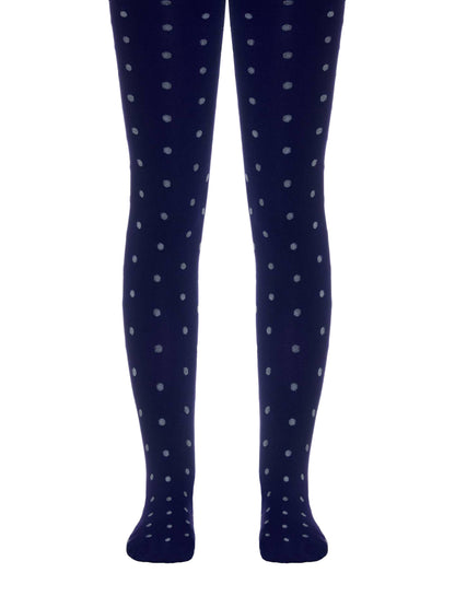 Conte Paola 50 Den - Fantasy Opaque Tights For Girls With Polka Dots - 4yr. 6yr. 8yr. 10yr. (16С-51СП)