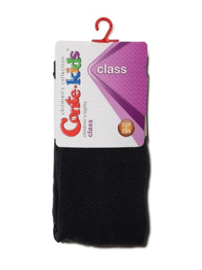 #7С-31СП(192) - Тонкі бавовняні колготки Class Conte-Kids для дівчаток 8, 10 та 12 років. 