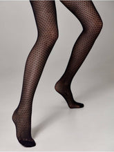 Load image into Gallery viewer, Conte Vision 30 Den - Fantasy Women&#39;s Tights with an openwork geometric pattern &quot;dots&quot; (20С-95СП)