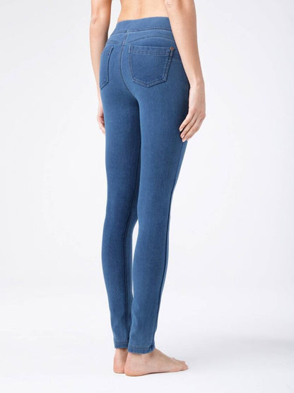 Conte Vesta - Cotton Push-up Washed Denim Women's Jeggings (16С-169ТСП)