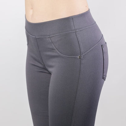 Conte Andrea - Cotton Tight-fitting Women's Leggings from jersey fabric "jean" (17С-311ТСП)