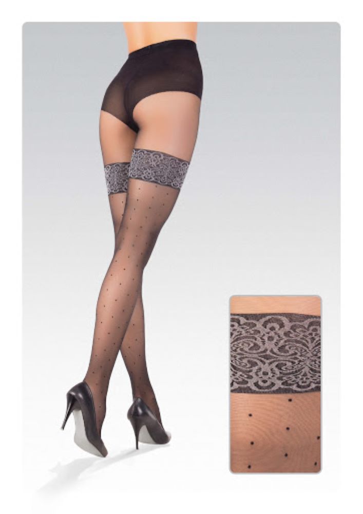 Conte Passage 20 Den - Fantasy Polka Dots Stockings Imitation Women's Tights (17С-81СП)
