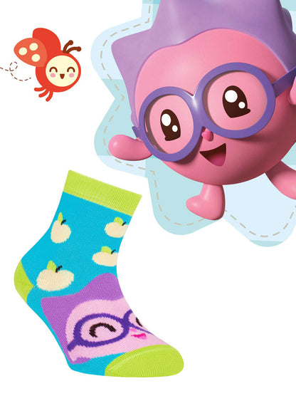 Conte-Kids Malyshariki #16С-33СП(264) - Lot of 2 pairs Cotton Socks for Girls & Boys