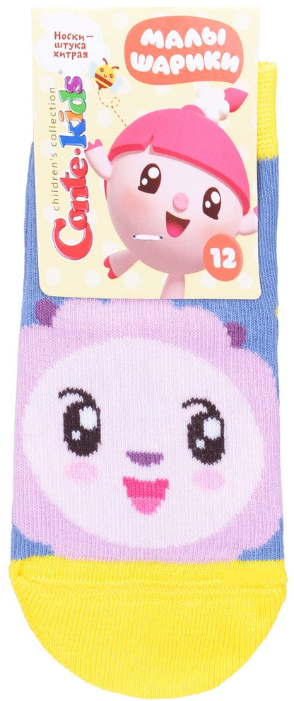 Conte-Kids Малышарики #16С-33СП(265) - Лот из 2 пар хлопковых носков для девочек и мальчиков
