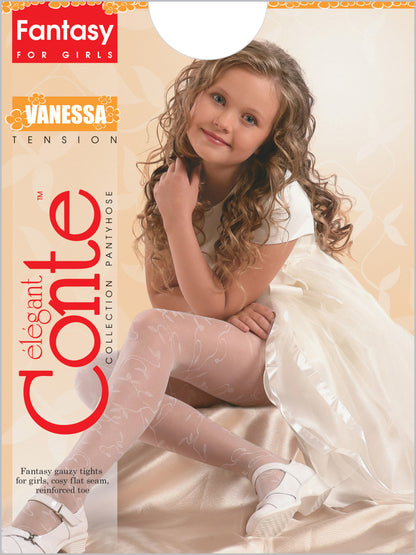 Conte Vanessa 20 Den - Fantasy Thin Tights for Girls - 4yr. 6yr. (8S-101SP)
