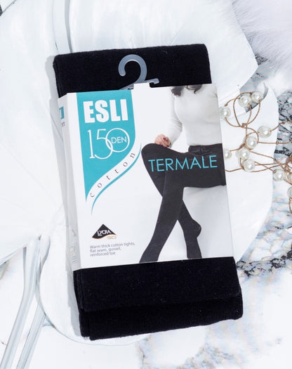 Conte/Esli Termale 150 Den - Хлопковые теплые непрозрачные женские колготки (15С-48СПЕ/Т)