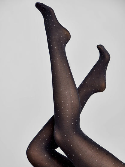 Conte Point 50 Den - Fantasy Opaque Women's Tights with a pattern of "dots" (19С-10СП)