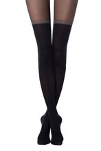 Load image into Gallery viewer, Conte Impressive 50 Den - Fantasy Opaque Women&#39;s Tights with Imitation Golfs (19С-238СП)