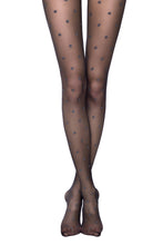 Load image into Gallery viewer, Conte Brilliant 20 Den - Fantasy Women&#39;s Tights with Lurex Large Polka Dots (19С-8СП)