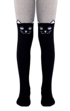 Load image into Gallery viewer, #4С-02СП(466) - Tip-Top Conte-Kids Classic Solid Cat Face Cotton Tights For Girls 2yr. 4yr. 6yr. 8yr. 10yr. 12yr.