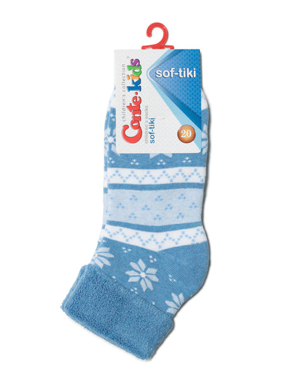 Conte-Kids Sof-tiki #6С-19СП(230) - Lot of 2 pairs Cotton Terry Socks for Boys & Girls