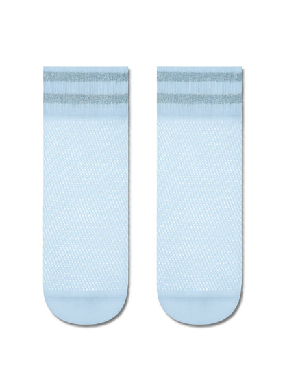 Conte Fantasy #17S-122SP(132) - 1 pair Openwork Lurex Polyamide Women's Socks