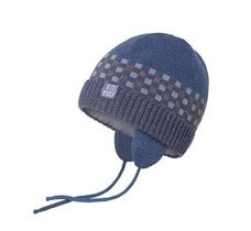 Conte/Esli Double knitted kids hat with strings - For Boys (17С-109СП)
