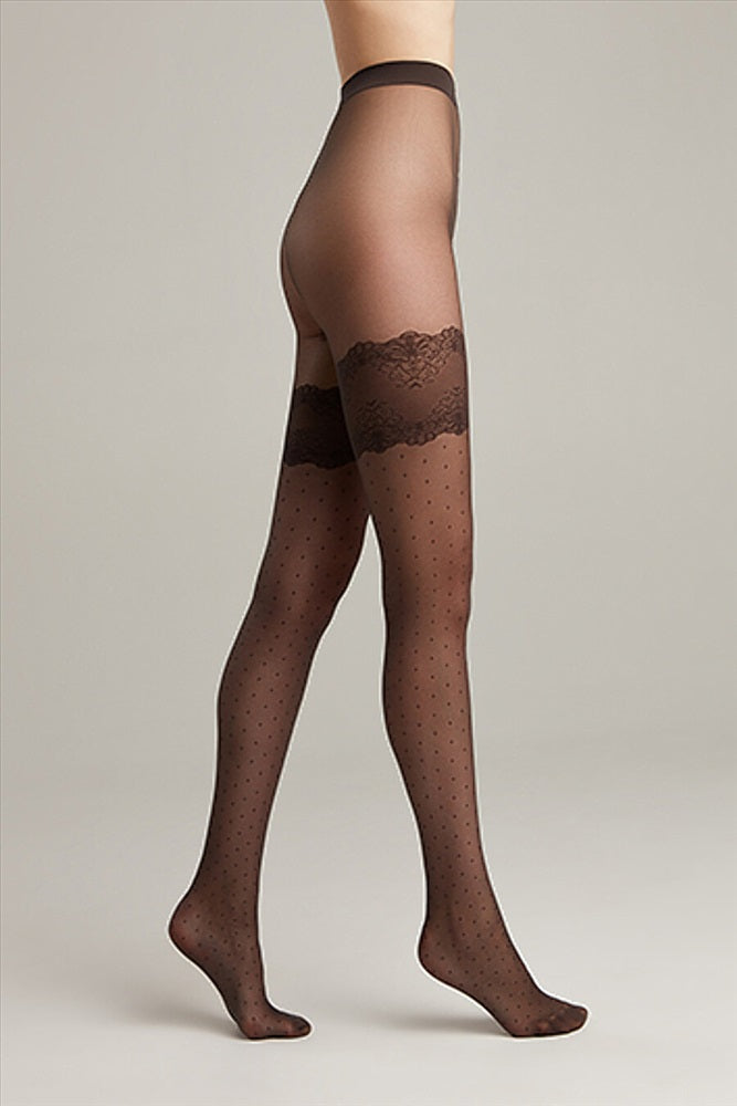 Conte Seduction 20 Den - Fantasy Polka Dots Stockings Imitation Women's Tights (21С-91СП)