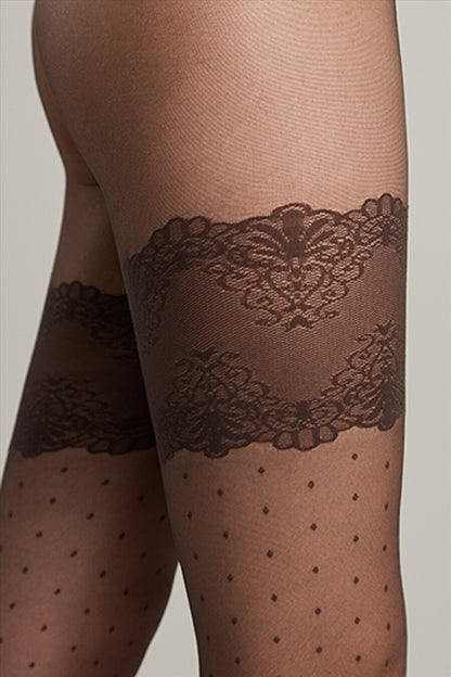 Conte Seduction 20 Den - Fantasy Polka Dots Stockings Imitation Women's Tights (21С-91СП)