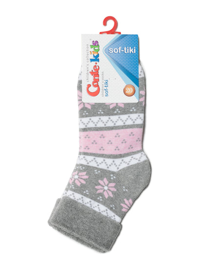 Conte-Kids Sof-tiki #6С-19СП(230) - Lot of 2 pairs Cotton Terry Socks for Boys & Girls